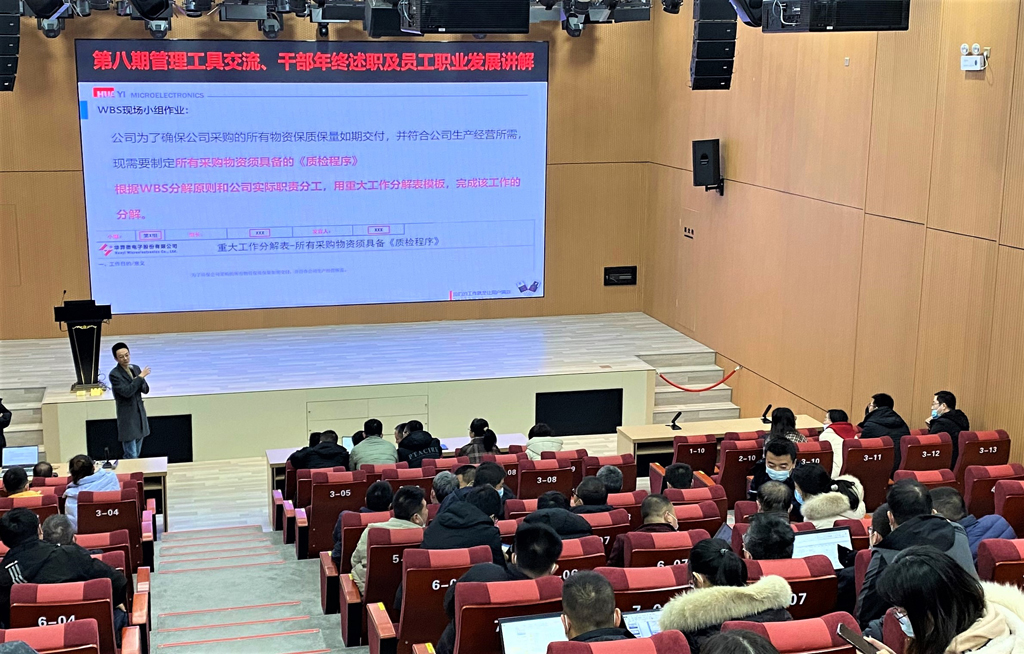 今年会微电开展管理工具实践交流会（第八期）&干部年终述职及员工职业发展讲解