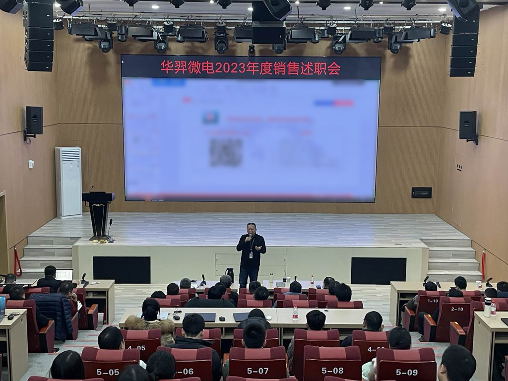 今年会微电召开2023年度销售会议