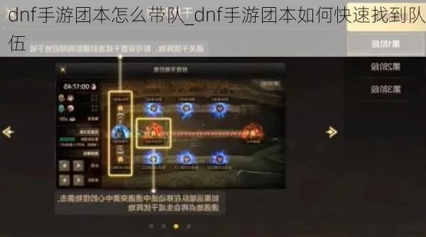 手游dnf团本是什么-DNF团本探险指南