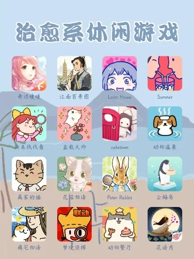 有什么治愈游戏排行榜-治愈系游戏推荐