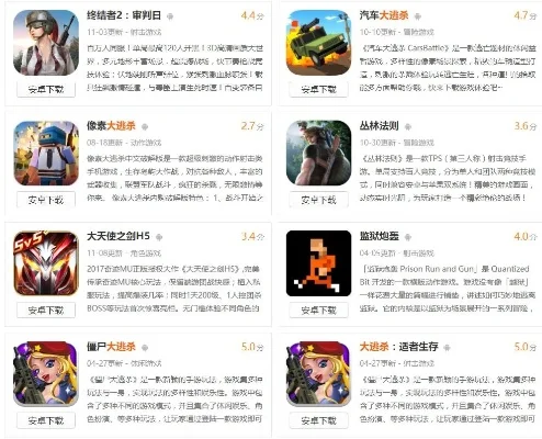 手机什么大型游戏好玩-手机大型游戏推荐指南