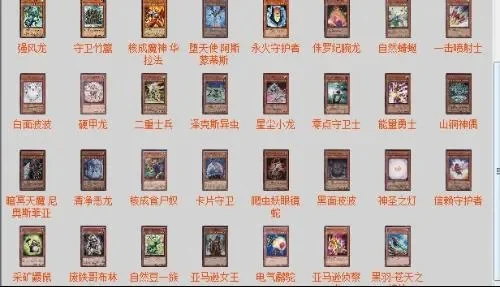 游戏王之十大怪兽卡组-游戏王十大怪兽卡组